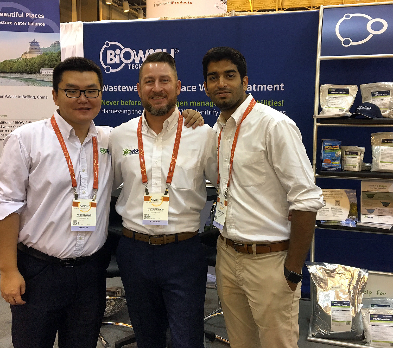 BiOWiSH Employees at WEFTEC